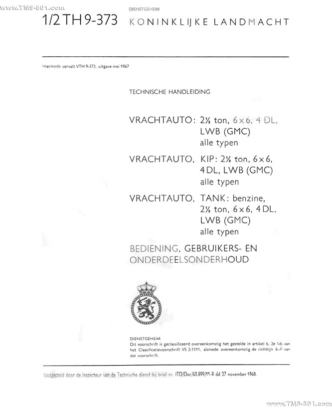 Norwegian CCKW TM